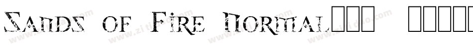 Sands of Fire Normal(1)字体转换